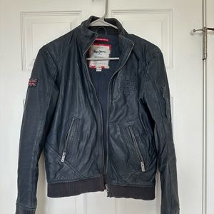 Pepe Jeans vintage leather jacket